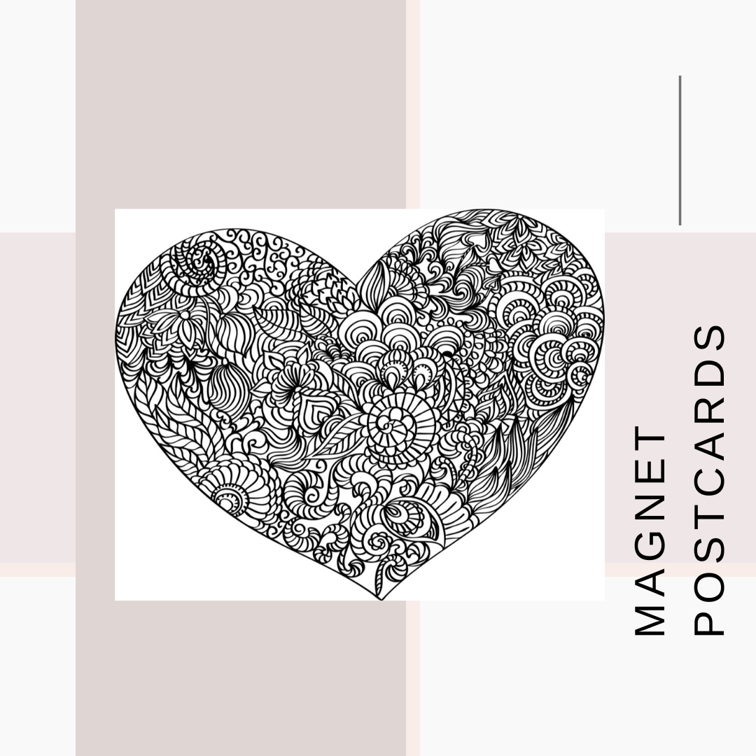Magnet Postcards Zentangle